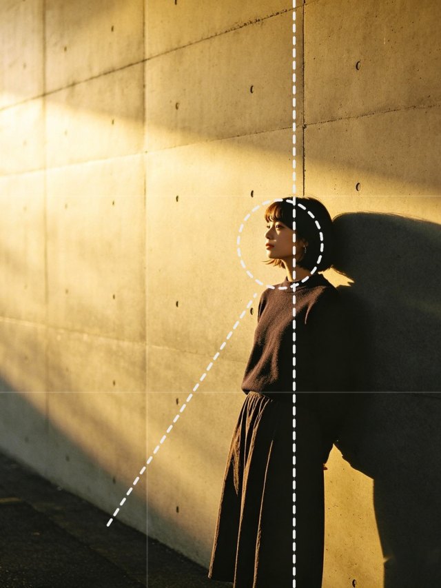 Golden Hour Lean template with dashed guides